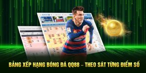 Bảng Xếp Hạng Bóng Đá QQ88 Cập Nhật Nhanh, Chuẩn Từng Giây